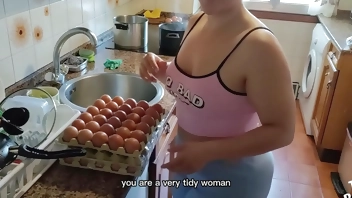 I fuck my curvy neighbor before her husband gets home