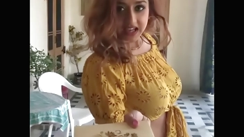 Braless desi chick sexy