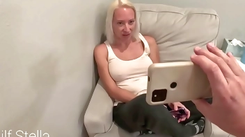 Stepsister Caught Fucking Blackmailed For Footjob By Stepbrother POV