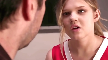 New Sensations - Blonde Teen Cheerleader Went Cock Crazy (Coco Lovelock)