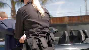 Corrupt Cop Cherry Kiss Laps Up Spunk After Her Holes Get Slammed By Big Dick Criminal GP2649