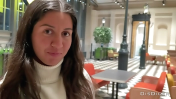 Real Porn Casting in A Public Toilet of a Shopping Mall