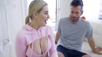 Blake Blossom Working Out in Her Neighborhood