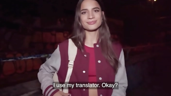 Public Agent Hot French Model is more than happy to get fucked by a stranger in public