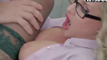 Big Tits Blonde Teacher Jarushka Ross Needs Some Hard Sex From This Stud After Work - LETSDOEIT