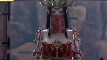 Hentai 3D - 108 Goddess ( ep 74) - Medusa Queen and old man.