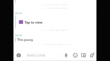 Teen Latina slut snapchats a video of her pussy for me