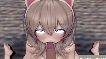 Old Man fucks a Perfect Teen (3D)