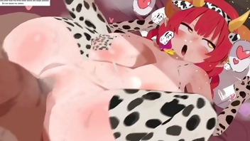 Lewd acts with big-breasted Iruru