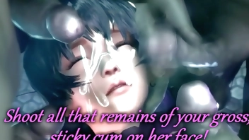 Taimanin Asagi Destroyed by Orcs