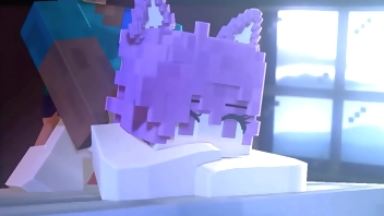 Minecraft Mizuki x Steve by MyMizukid