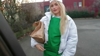 Public Agent Do you want to see my tacos XXX parody 18 year old blonde waitress