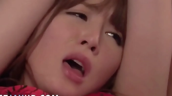 Blowjob and creampie by mischievous ass Miku Ohashi - Asian porn at its best!