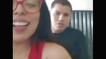 Fucking my babysitter while she is on a live broadcast