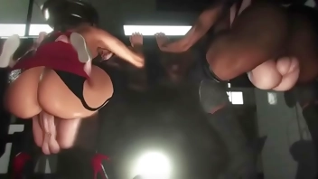 Ada Wong and Sheva Alomar Fucked As they hide