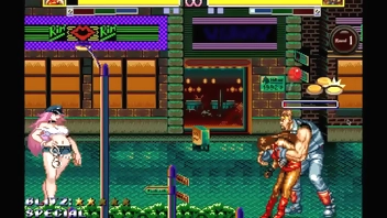 Cute lady in sex in Streets of ryona new hentai game