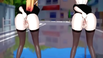 薙切愛麗絲 喜多川海夢 裸舞淫蹈 熱舞褲影