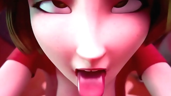 Cass Hamada rides that big cock a pro!~