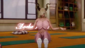 [R18 MMD][Azur lane] IJN Owari IVE ELEVEN / アズールレーン 尾張 / 碧蓝航线 Yoga Outfit