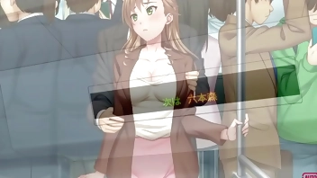 My Horney Ex-Classmate Trophy Wife's ep2 - Fucking her in the public train