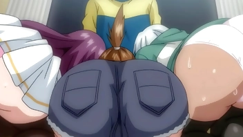 Lucky Day For Young Boy At School With Horny Colleges In Gangbang - Hentai