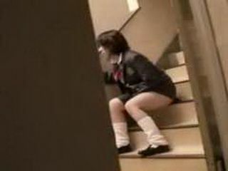 Japanese Schoolgirls Nipple Tweaking During Tokyo Fuck Session