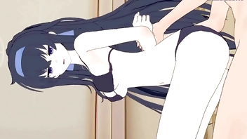 Asuma Toki and Kozeki Ui intense sex. - Blue Archive Hentai