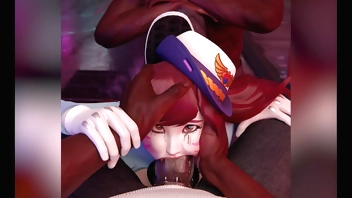 [ Police Officer D.va, Taking on the criminals! ] - Slayed.coom / RubyredVA / KassioppiaVA