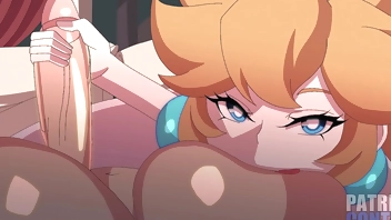 Princess Peach & Daisy's Royal Fucking