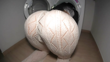 Stepsister seduced me with her round ass. My big cock filled her juicy hole