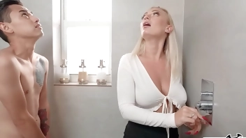 BANGBROS - Lucky Step Son Juan Loco Seduces His Hot Step Mom Elana Bunnz While Nobody Else Is At Home