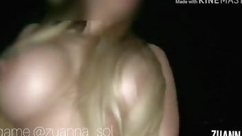 Colombian escort fucking on the beach