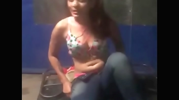 From the bower, he lets himself be recorded