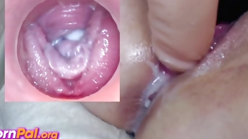 Crazy Creamy Action On Pussycam