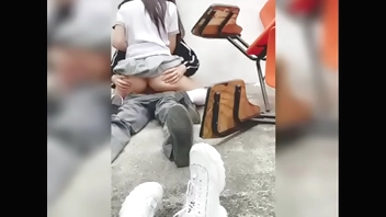 Student Girl Films When Her Friend Sucks Dick to Student Guy at College, They Fuck too! VOL 2