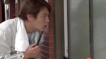 Japanese Yui Misaki masturbates on the bed uncensored.