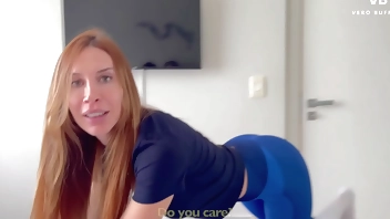 Big ass Argentinian milf rides her stepson's cock