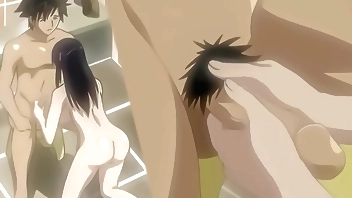 My step Mom Gets into the Shower With Me - Hentai Uncensored