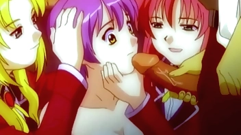 Our sensei is going to teach you how to give a blowjob -  Hentai Uncensored