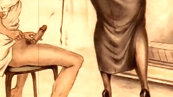 vintage erotic drawings