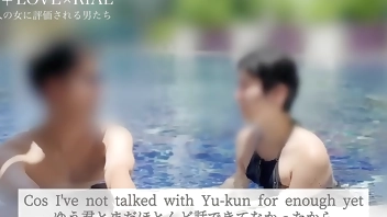 【恋愛リアリティ番組で盛り上がってセックス！】「ゆう君…気持ち良い！」上から目線で男たちを評価する女に中出し