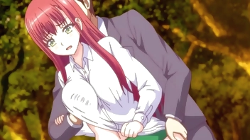 Beautiful Girl Get Fucked At First Date In The Woods -- HENTAI --