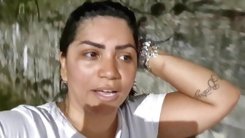 I went out without panties to work out, the personal trainer smelled my sweaty pussy, took me to the bathroom and filled my pussy with cum