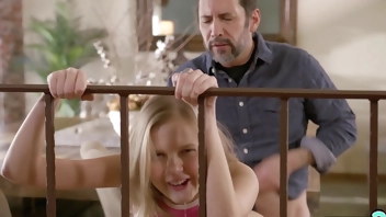 Dude banging a petite teens Coco Lovelock and his asian MILF wifes assholes