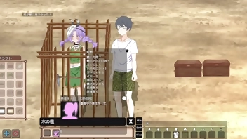 【Mad Island】実況プレイ #2 檻を作り女の子の好感度を上げる、壁尻も目指すサバイバル。