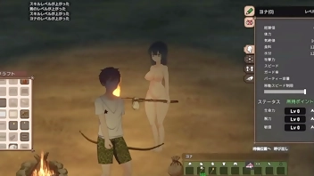 【Mad Island】実況プレイ #1-1  島で露出する主人公達のサバイバルゲーム 序盤の目標