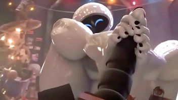 Evie The Robot Footjob Wall-e