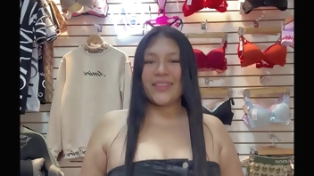 I asked a panty saleswoman to fuck me in her store