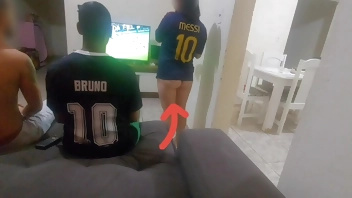 I had sex with my husband's friend because of a bet, I got horny and ended up doing DP with both of them