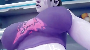 Brite Blows her load